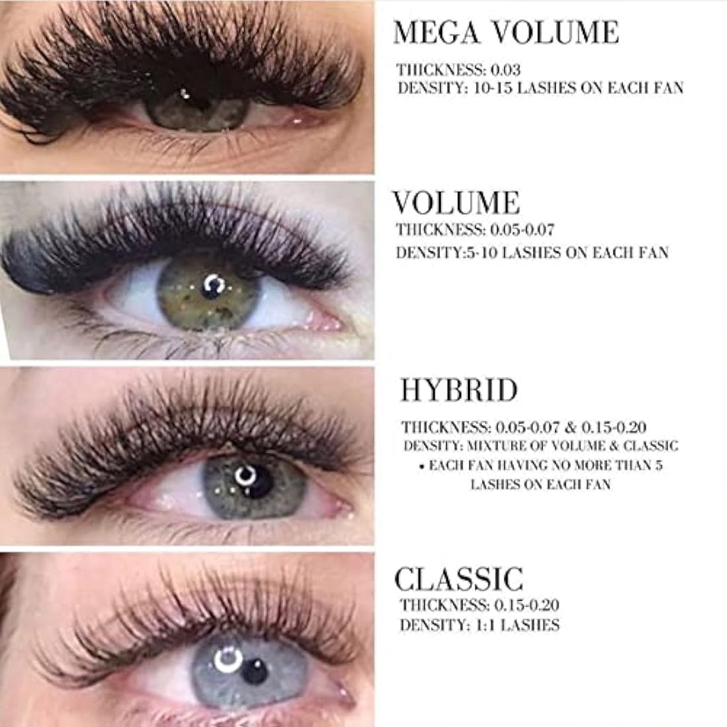 Gemerry Easy Fan Lash Extensions | D Curl 0.05mm Russian Volume Lashes