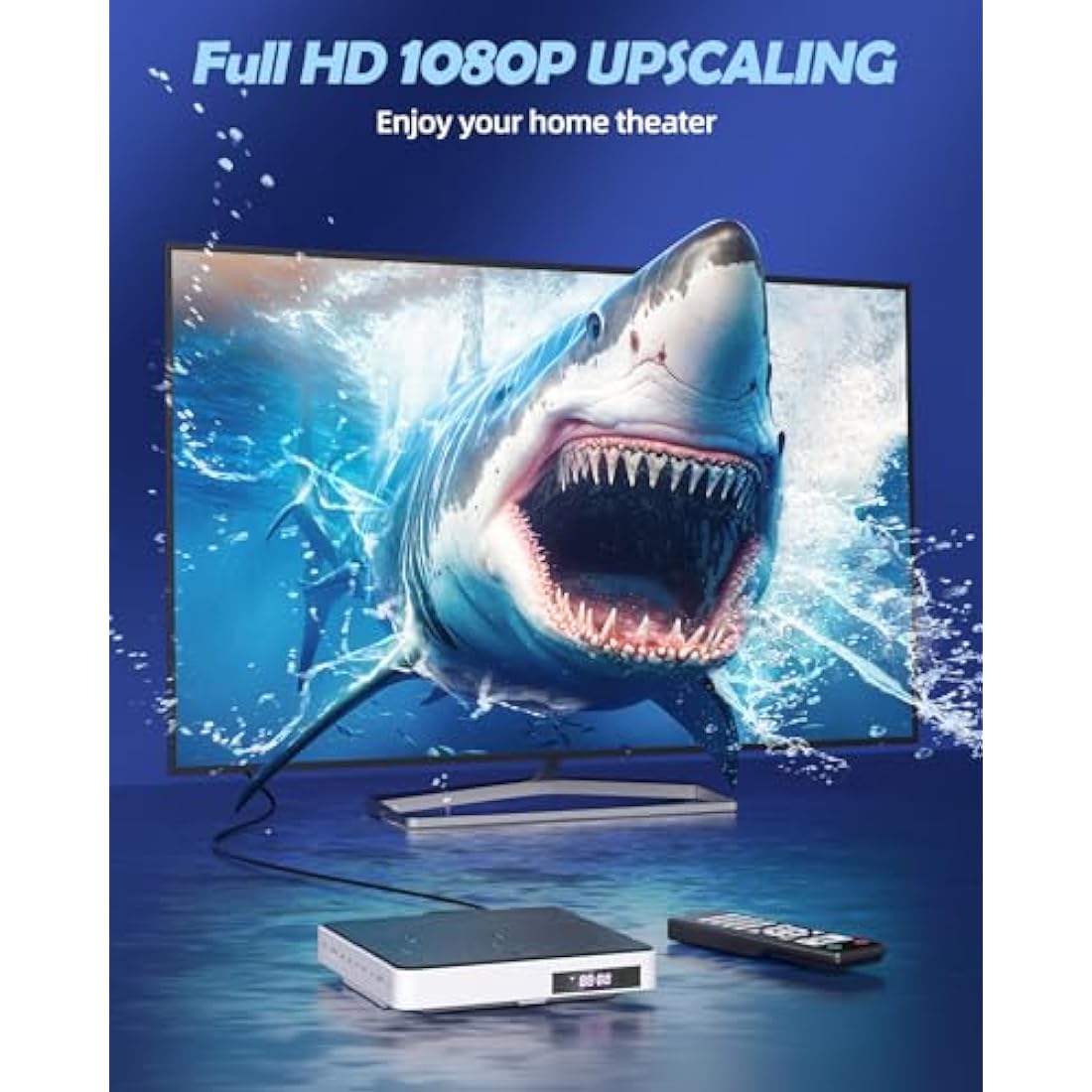 Arafuna Multi Region DVD Player – 1080P HDMI & AV Output for TV