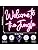 Looklight Welcome to The Jungle Neon Sign – Pink LED Wall Decor for Home