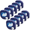 MarkField Compatible Dymo Letratag Plastic Label Tape 91201, 12mm, 10-Pack