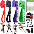 Nooncrazy Resistance Bands Set - 4 Levels with Handles & Door Anchor
