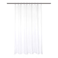 Barossa Design Fabric Shower Stall Curtain Liner - White Waterproof, 54x78