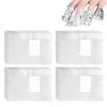 Keyohome 500Pcs Nail Foil Wraps | Gel Polish Remover with Cotton Pads