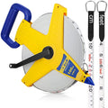 S&R Surveyors Tape Measure | 100m Fiberglass Metric & Imperial Tape
