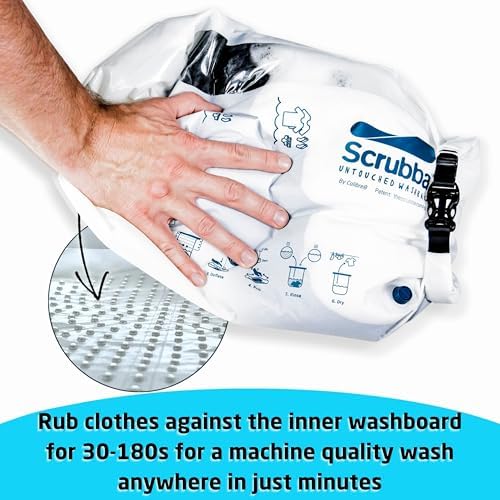 Scrubba Untouched Portable Wash Bag – Eco-Friendly Manual Travel Washer