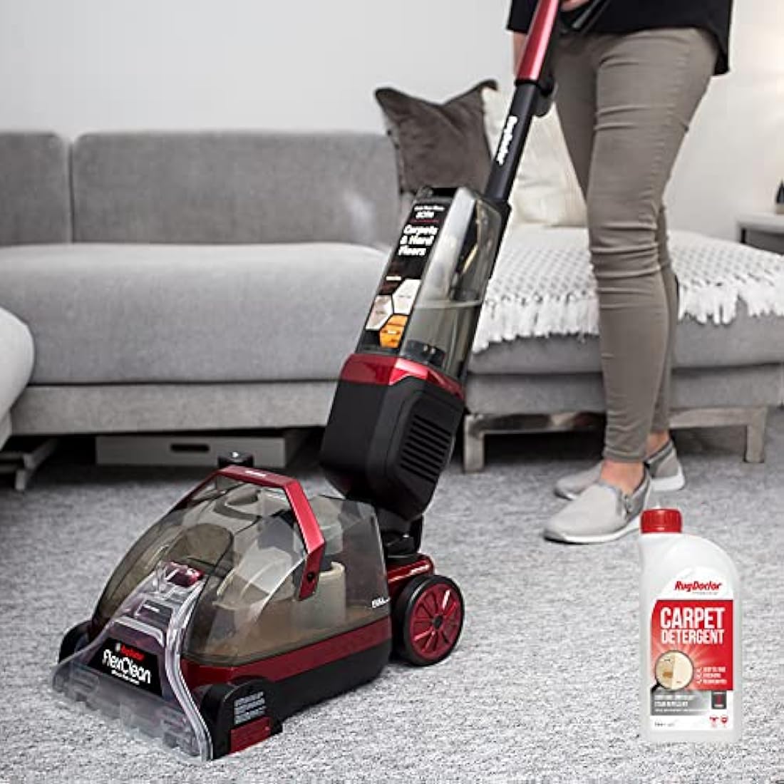 Rug Doctor Carpet Detergent with SpotBlok Stain Repellent – 1 Litre
