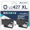 LCL LC-427XL Black High Capacity Ink Cartridges for Brother (2-Pack)