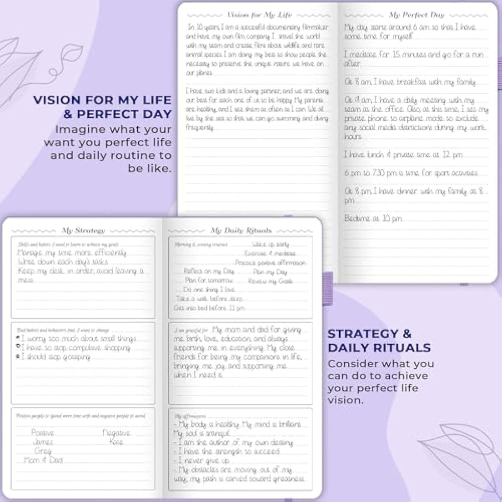 GoGirl Pocket Weekly Planner – Undated Goal Journal & Agenda, Lavender
