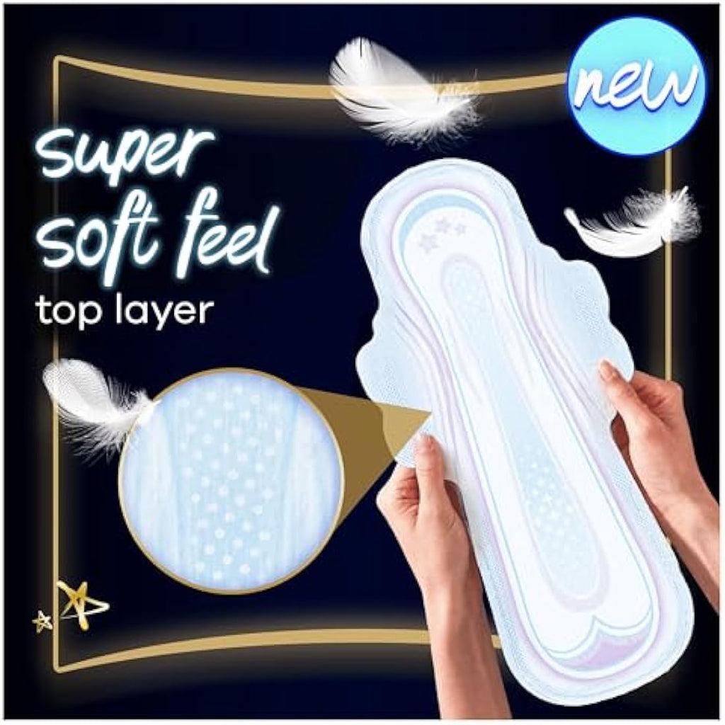 Always Ultra Night Size 5 Sanitary Towels with Wings - 72 Pads (Pack of 4)