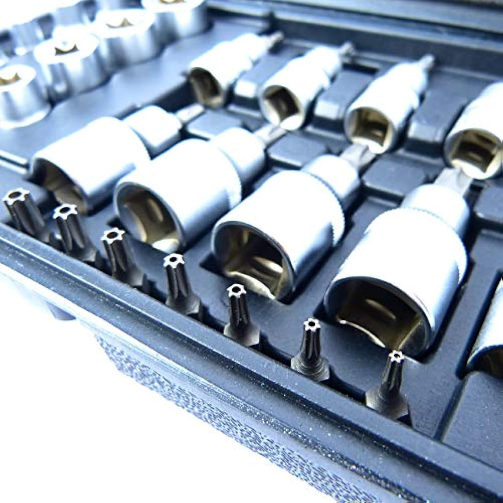 Jolof Store 30pc Star Socket and Bit Set | Male and Female Torx Bits