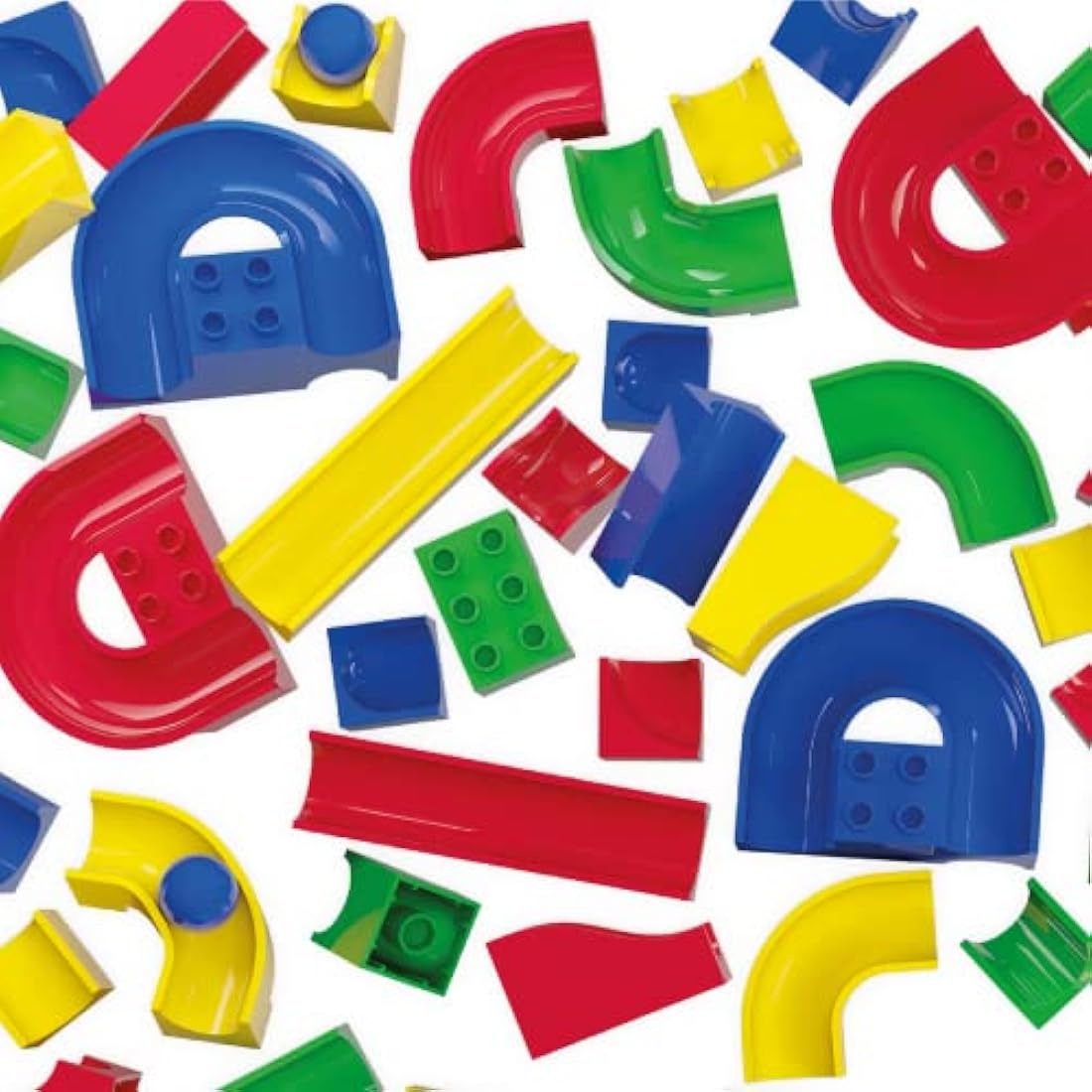 Hubelino 128-Piece Marble Run Element Expansion Set – STEAM Toy