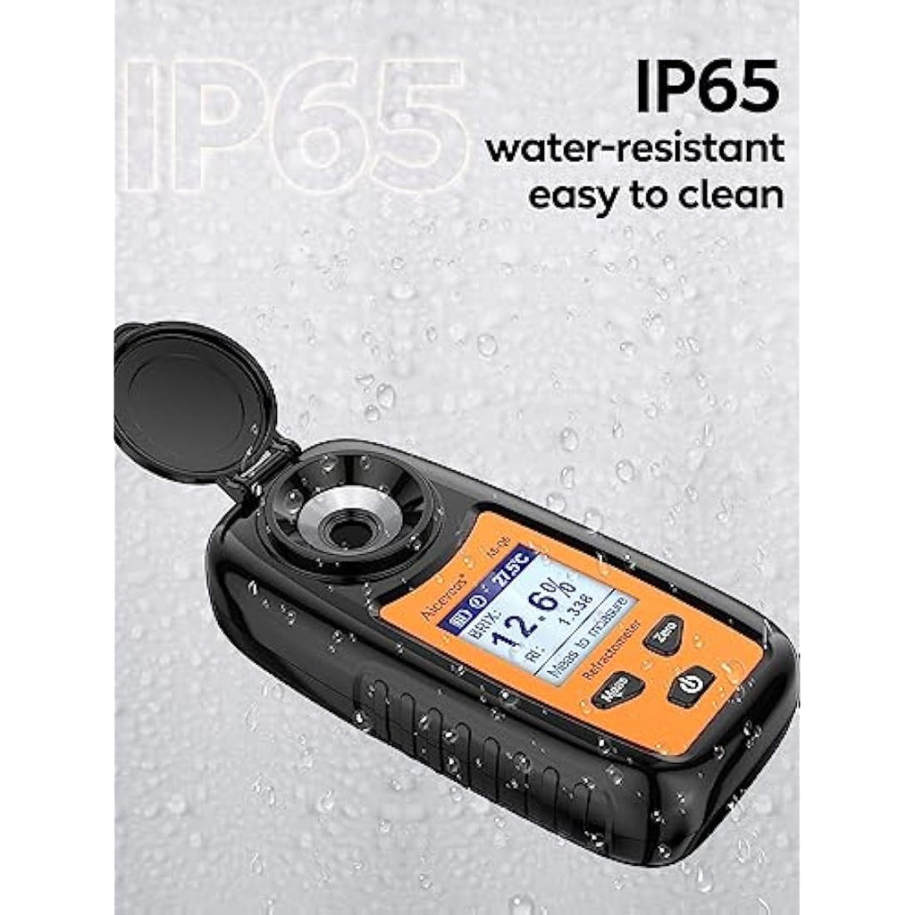 Aicevoos Digital Brix Refractometer | 0-35% Range Sugar Meter IP65