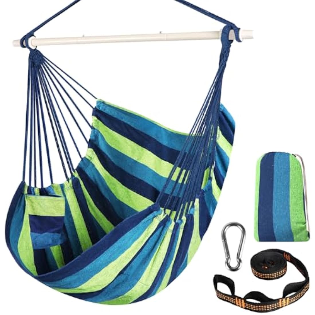Hammock Chair – Portable Hanging Swing with Spreader Bar