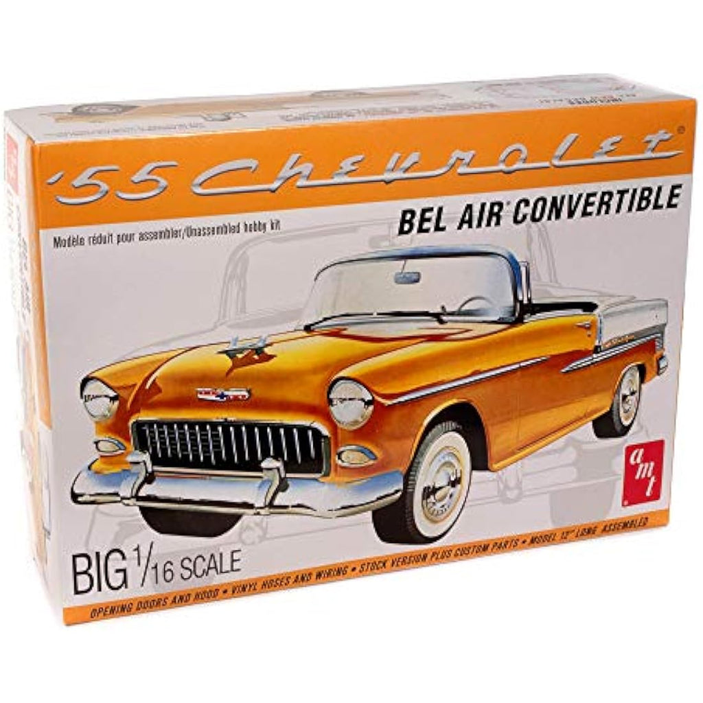 AMT 1955 Chevy Bel Air Convertible 1/16 Scale Model Car Kit