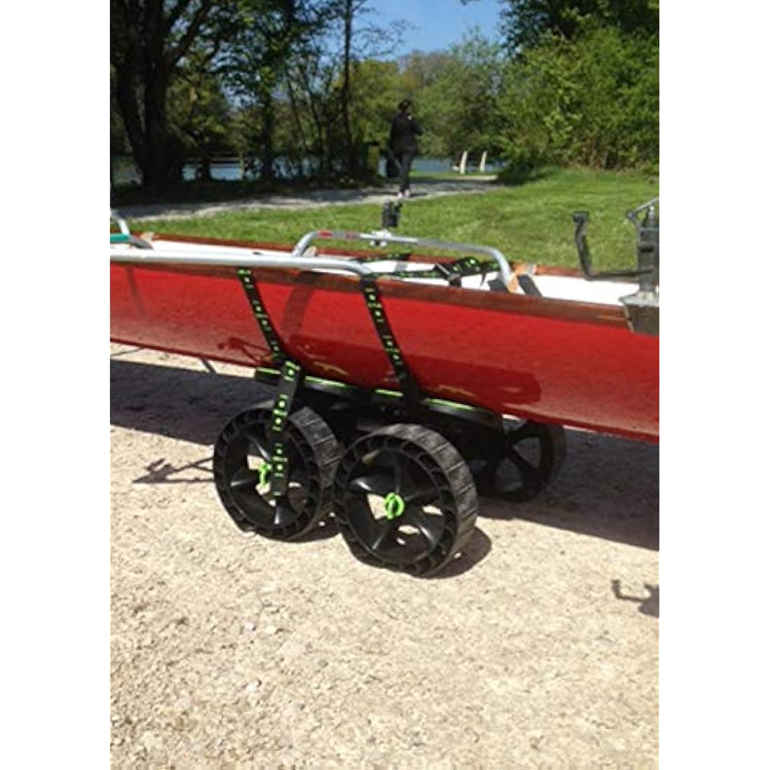 C-Tug Sandtrakz Kayak Cart – Puncture-Free Wheels & Portable Trolley