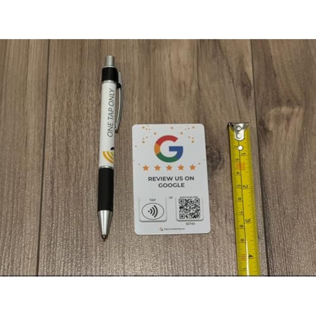NFC Tap Card | Contactless Review QR Code Social Media Card