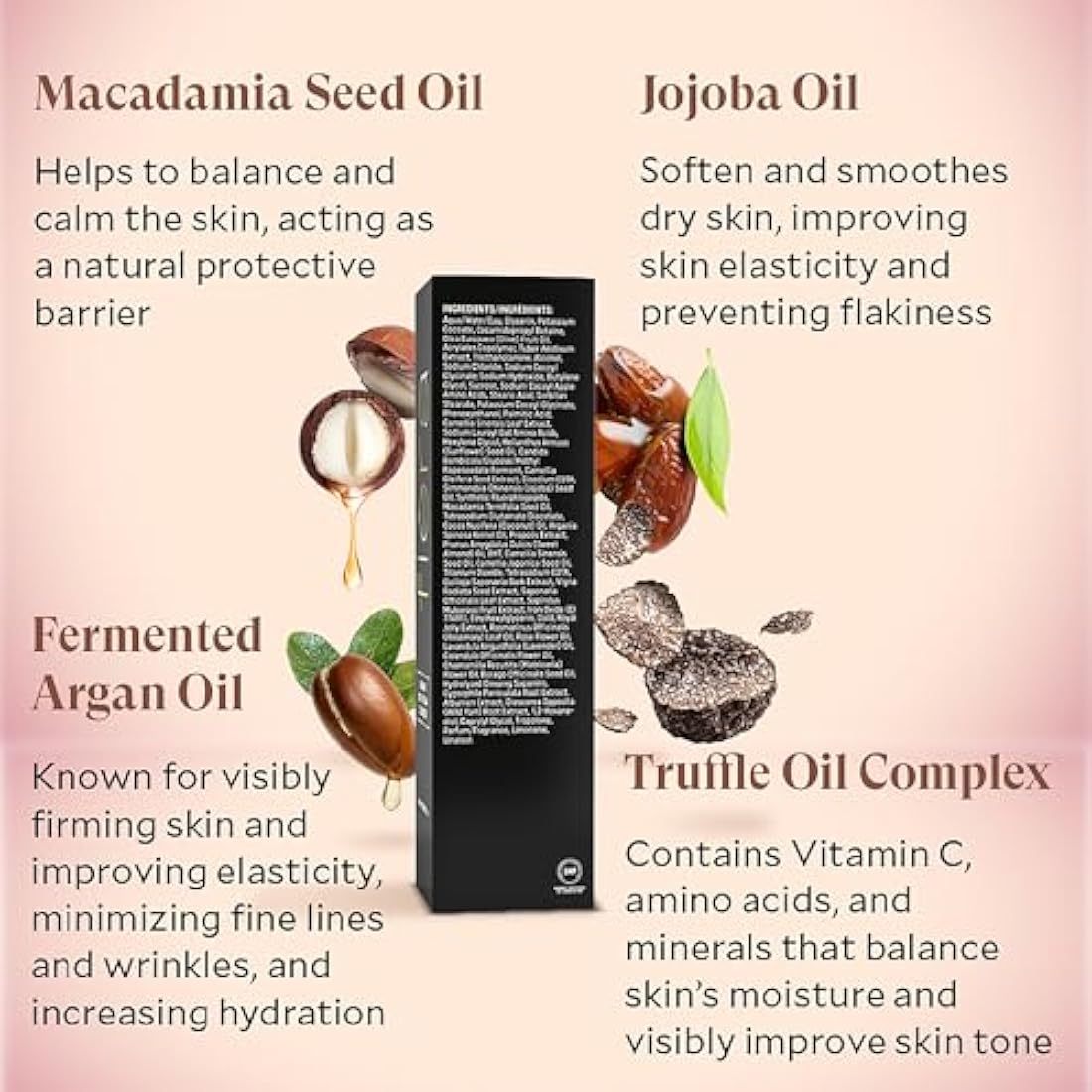 Fièra Oil to Foam Facial Cleanser – Truffle Oil & Glycerin – 110ml