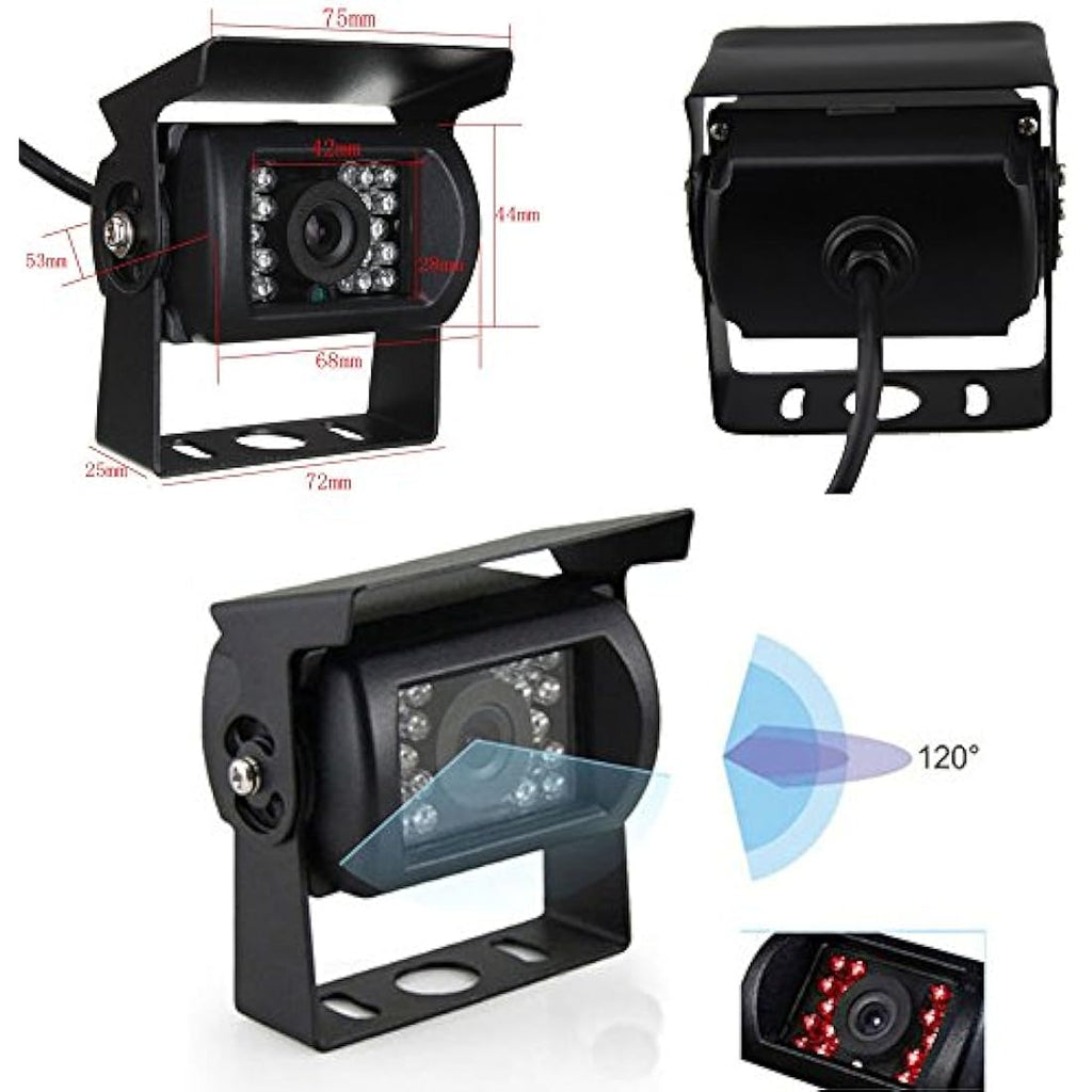 Backup Camera | IP68 Waterproof IR Night Vision for Trucks