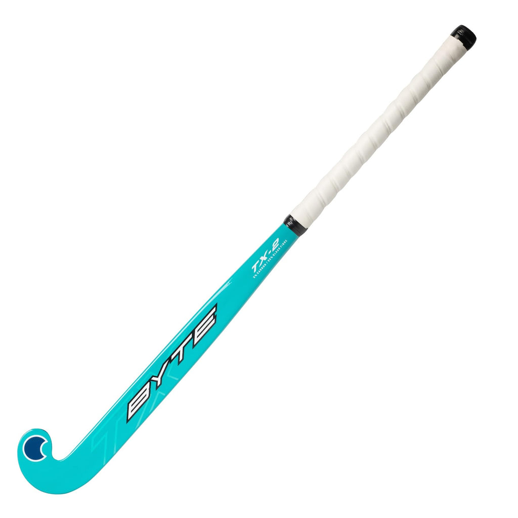 Byte TX2 Field Hockey Stick – 5% Carbon Mid Bow – Blue/Teal 28" Light