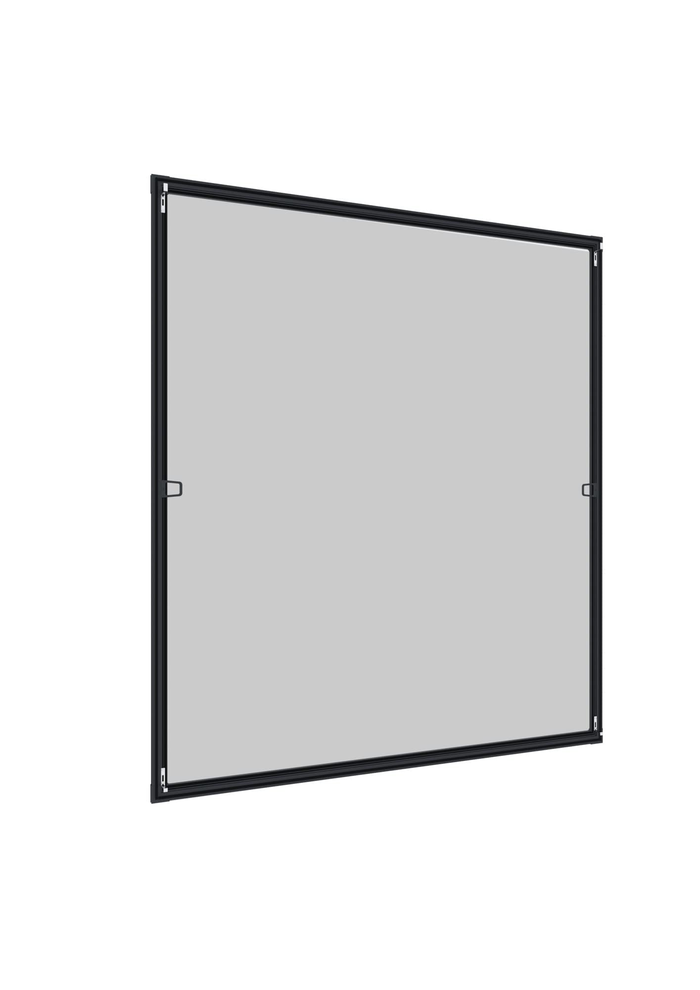 Windhager Insect Screen Window Frame – Drill-Free Aluminium, 100x120cm