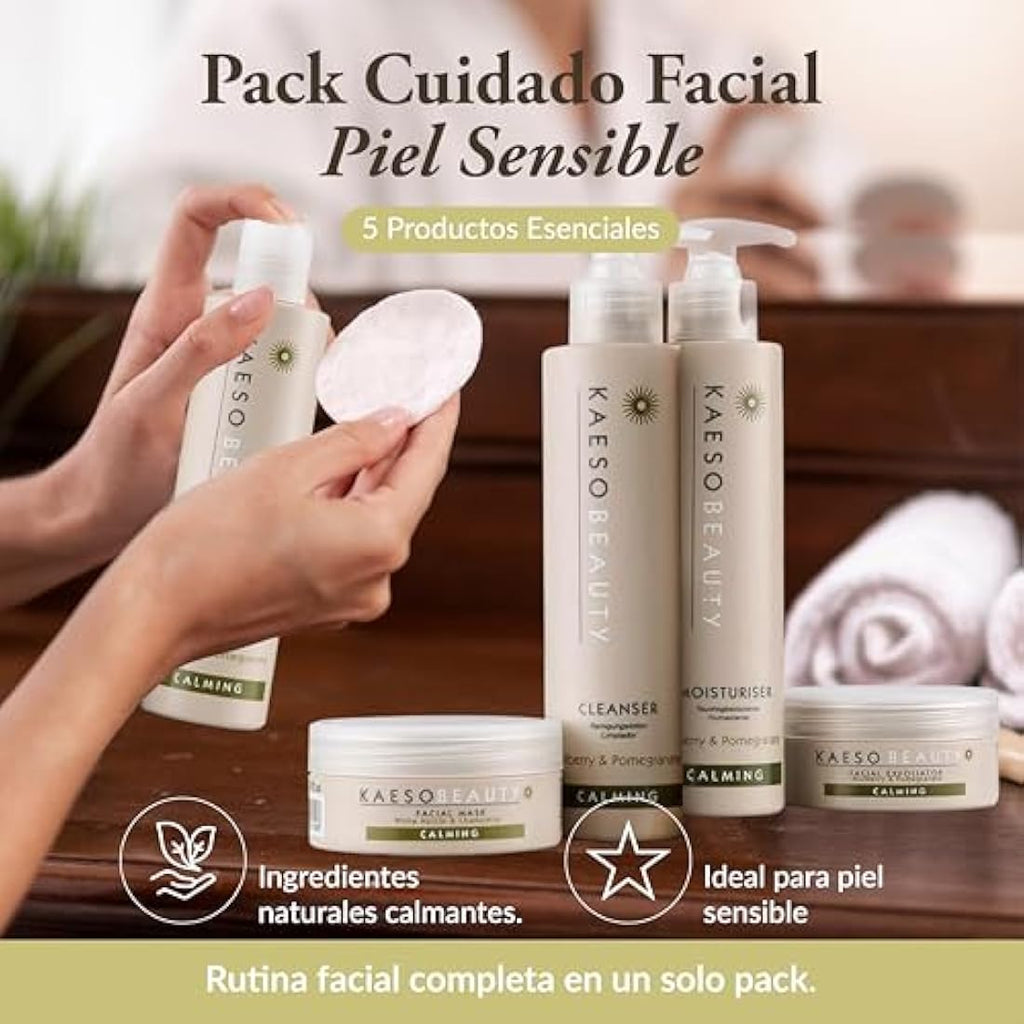 Kaeso Calming Facial Collection Kit for Sensitive Skin | Jolof Store