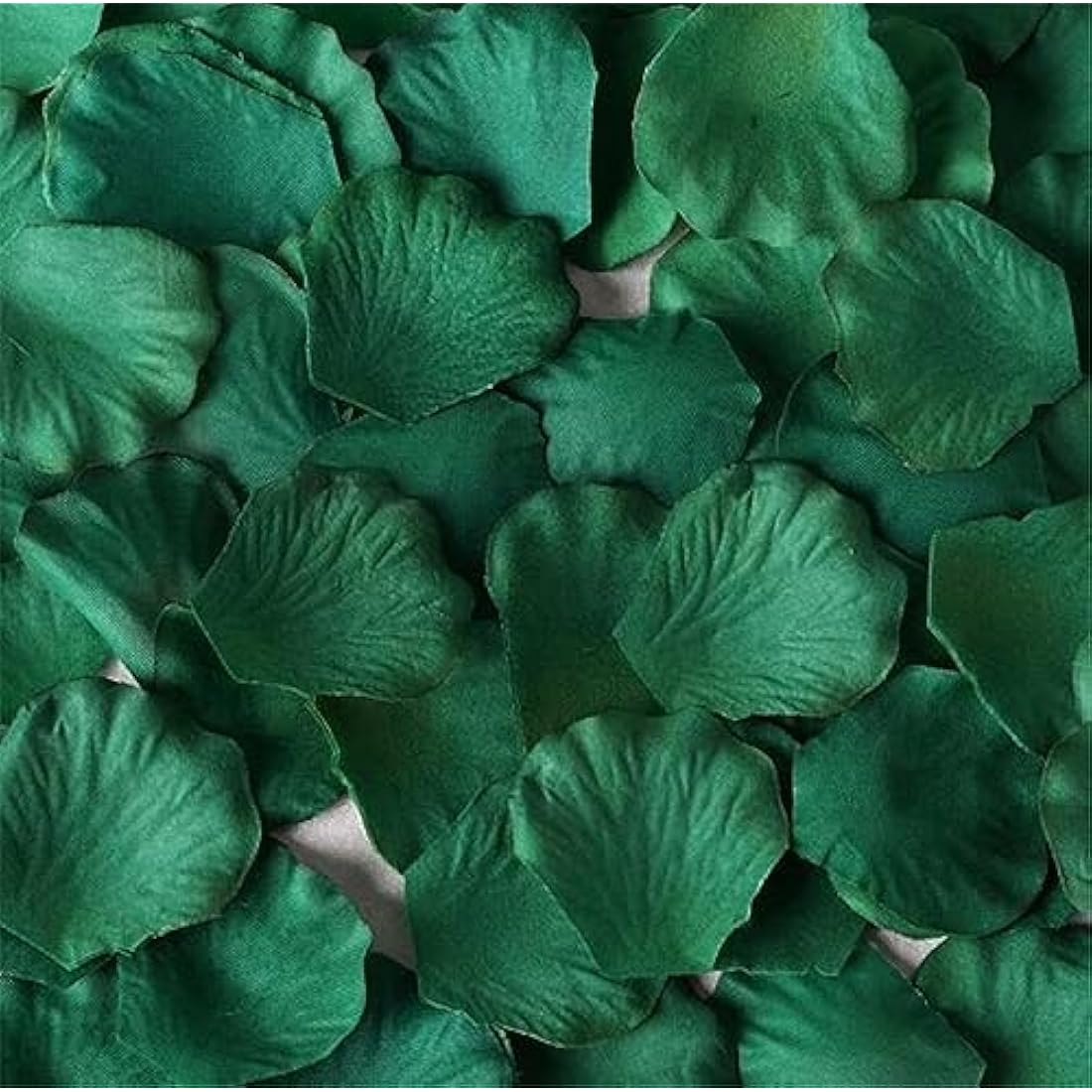 1000Pcs Silk Rose Petals – Dark Green Wedding Decoration