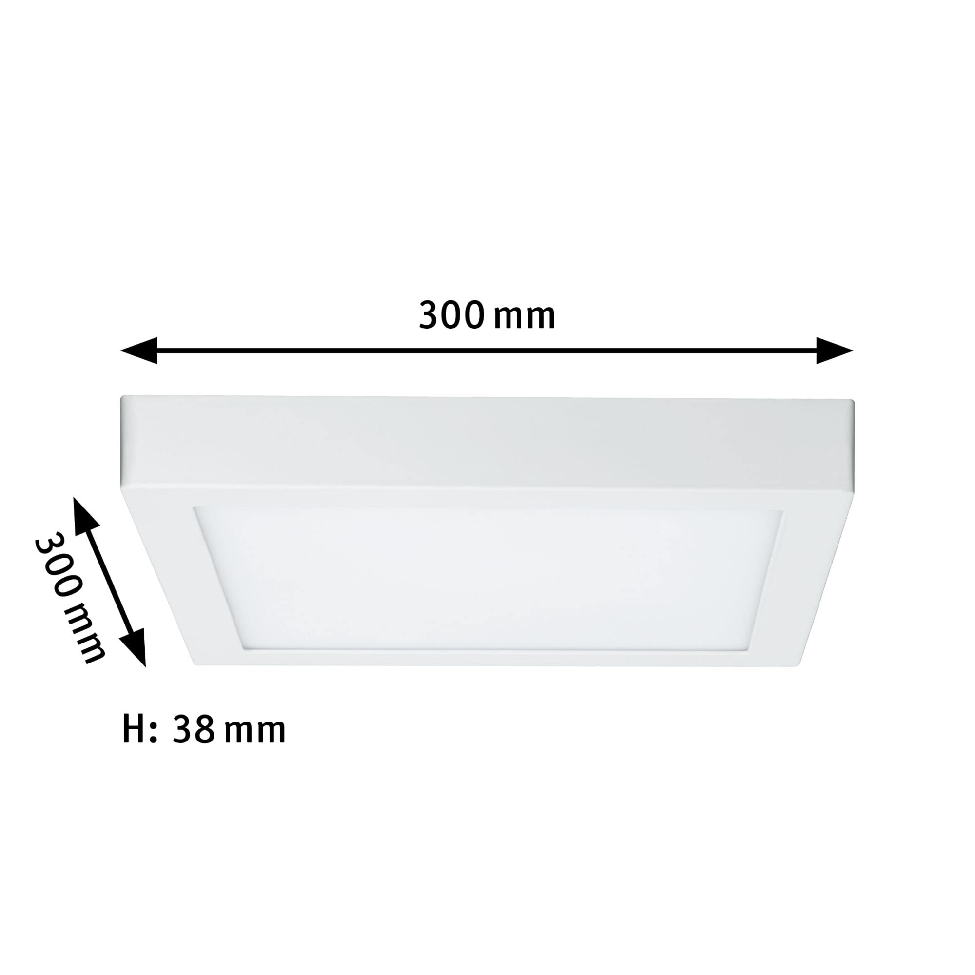Jolof Store Lunar LED Panel – 18W Square Slim Ceiling Light White
