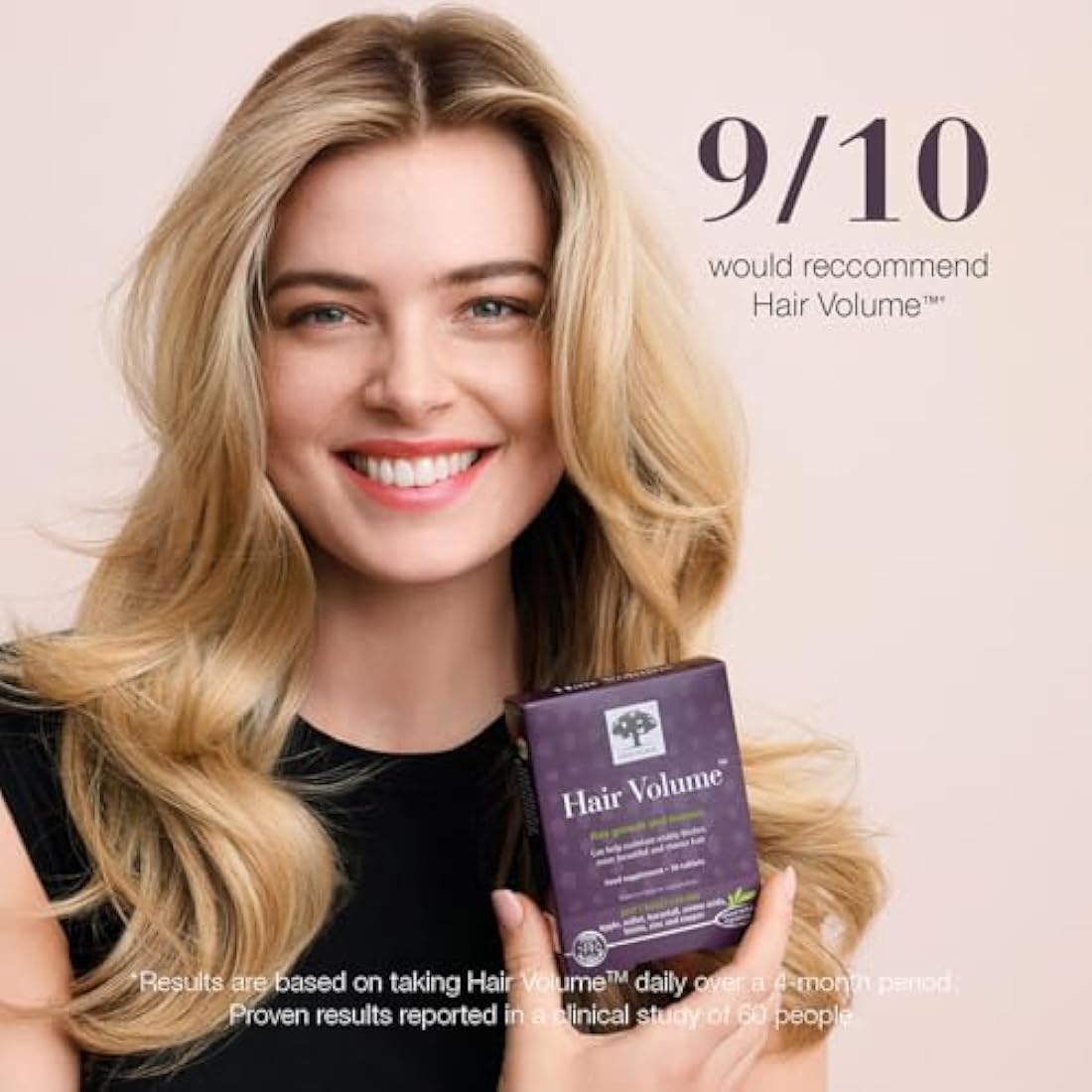 New Nordic Hair Volume Vitamins – Biotin & Apple Extract – 90 Tablets