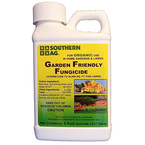 Southern Ag Garden Friendly Bio Fungicide - Organic Bacillus, 8 OZ