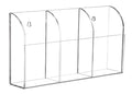 Acrylic TV Remote Control Holder Wall Mount – 3 Compartments