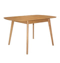 Hallowood Aston Butterfly Extendable Dining Table | Light Oak Oval 6 Seater