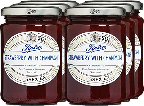 Tiptree Strawberry with Champagne Conserve - 340g Jars (Case of 6)