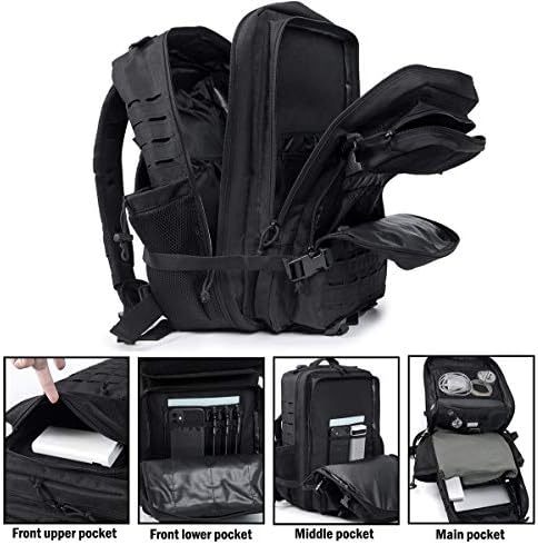 Military Tactical Backpack – Molle Hiking Rucksack 45L