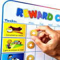 HMmagnets Magnetic Reward Chart for Kids – 127 Stickers & 50 Stars