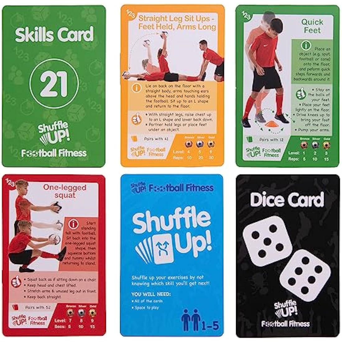 Jolof Store Football Training Game | 70+ Active Fitness & Soccer Cards