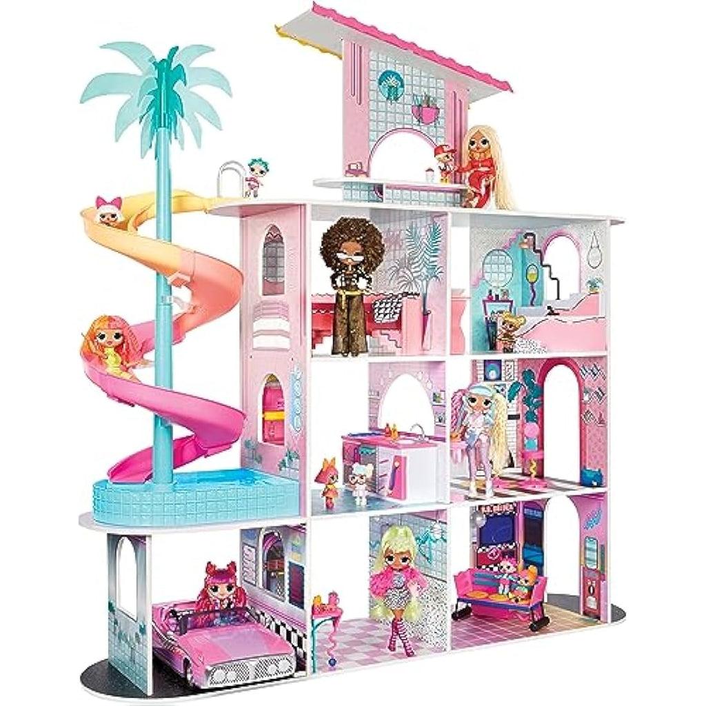 L.O.L. Surprise OMG Fashion House – Real Wood Dollhouse with 85+ Surprises
