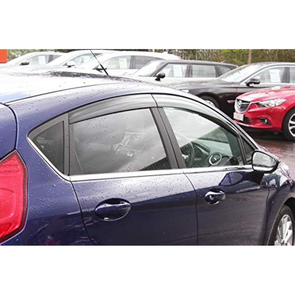Auto Clover Wind Deflectors for Ford Fiesta MK7 2009-2017 | 4pc Set
