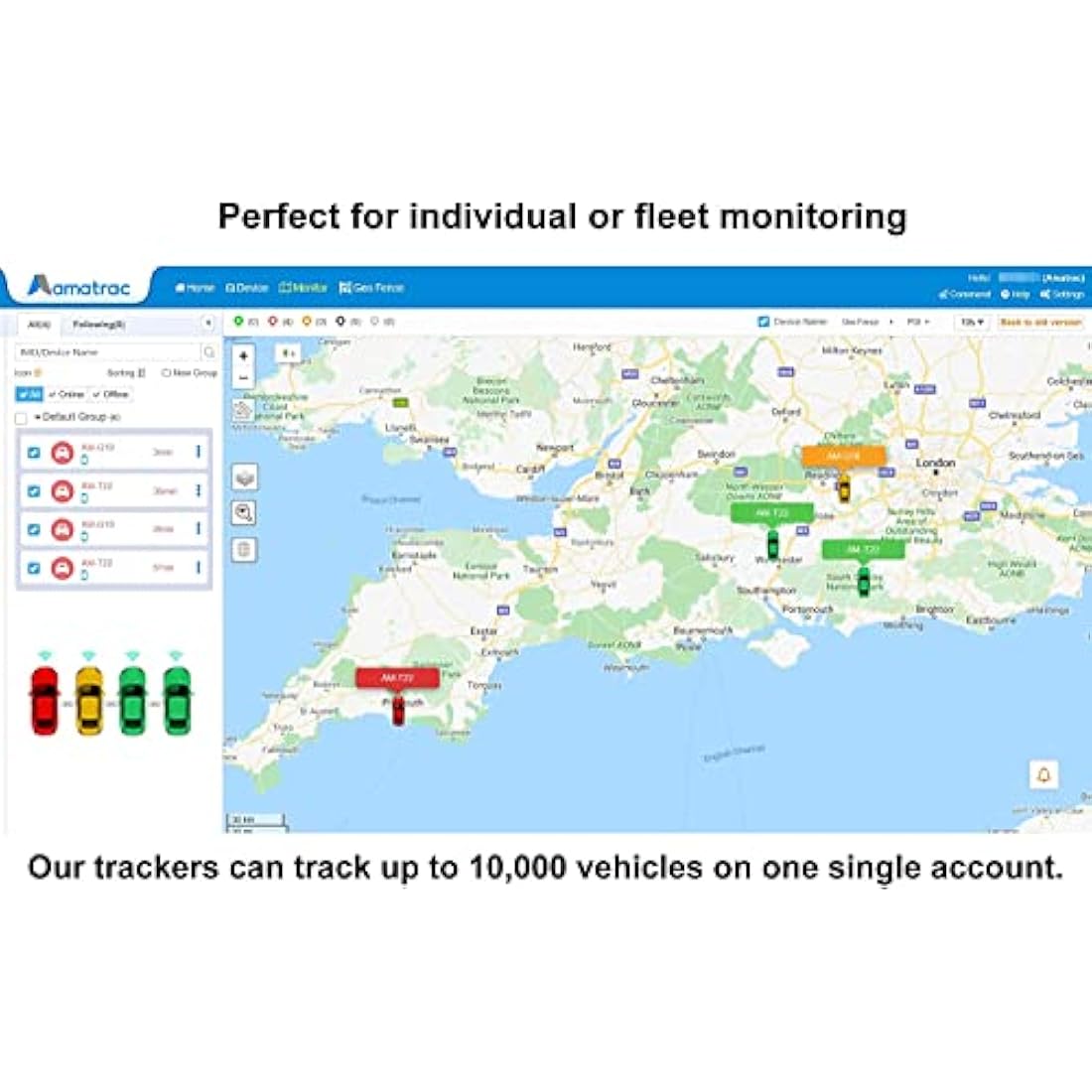 Amacam AM-T22 OBDII GPS Tracker – Real-Time Vehicle Tracking & Anti-Theft