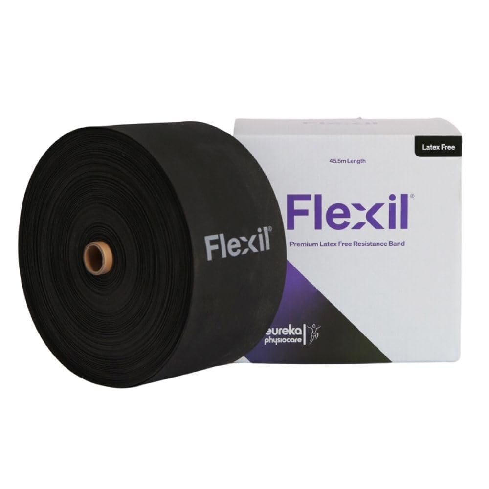 Flexil Latex-Free Resistance Band - XX-Heavy Strength - 45.5M Black