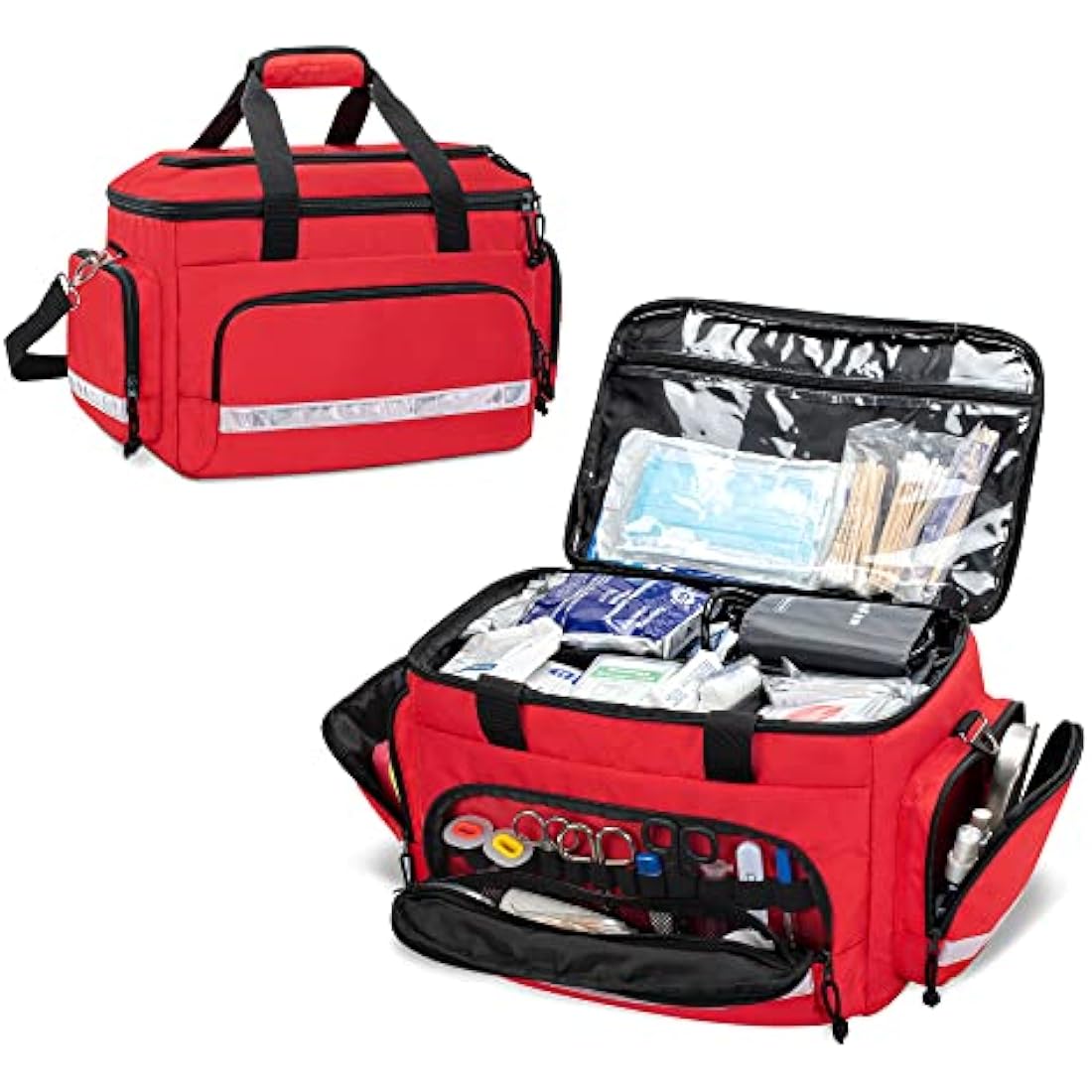 Damero First Responder Bag | EMT Trauma Medical Bag with Dividers