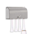 Jolof Store Stainless Steel Toothbrush Holder | Wall Mounted 4-Slot Rack