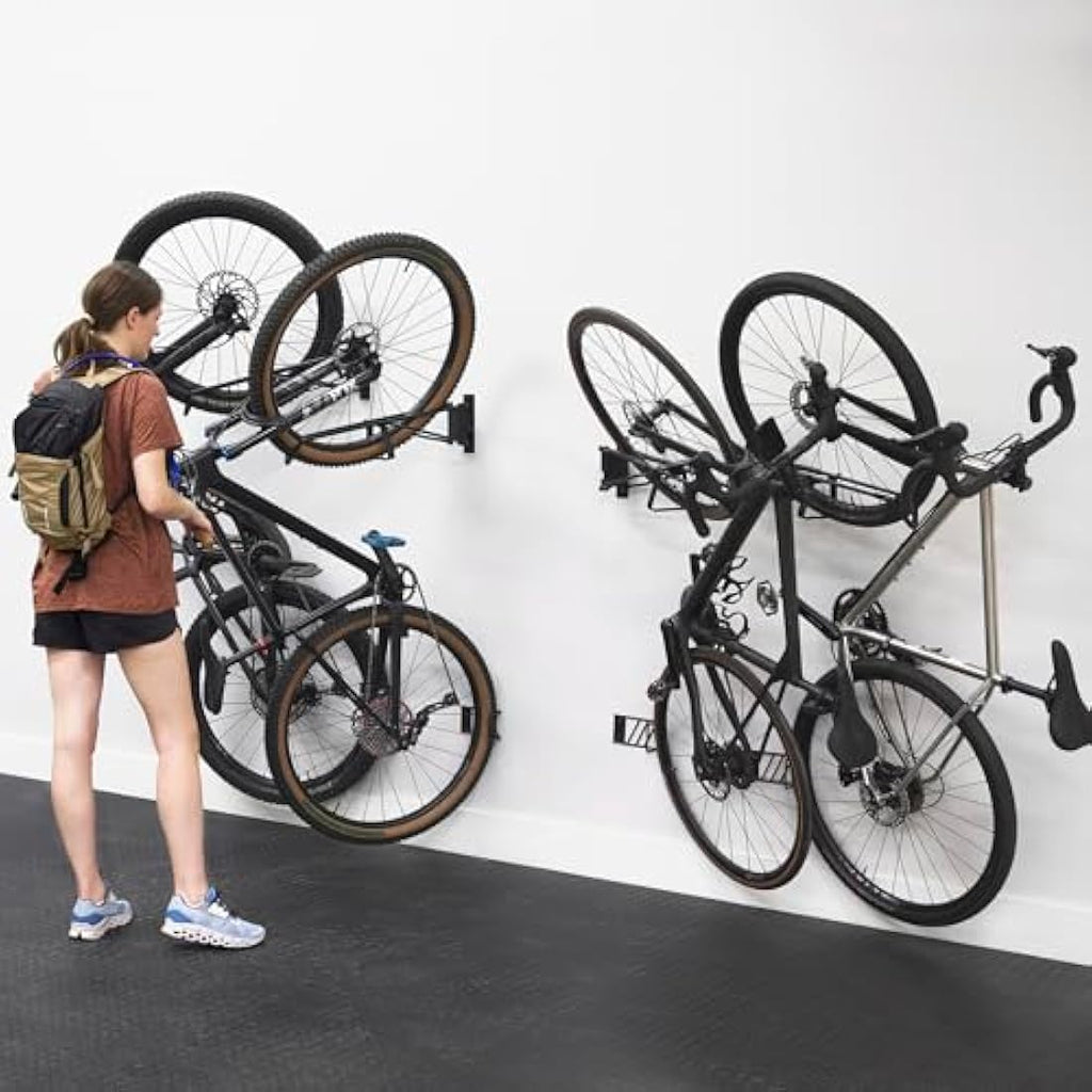 SwivelStow Road & Gravel Bike Wall Mount Rack - 2 Pack