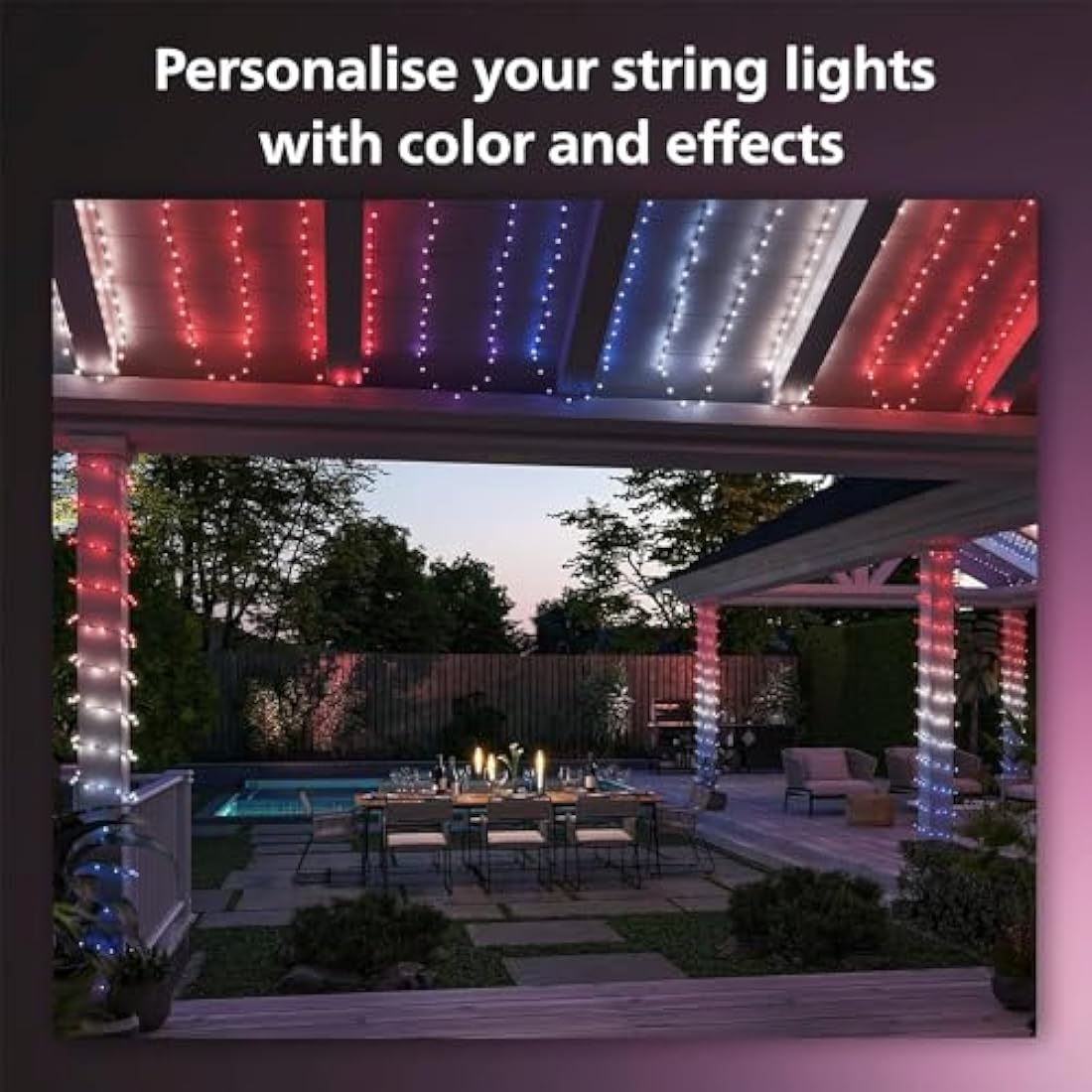 Philips Hue Festavia Smart LED String Lights – 250 LEDs | 20 Meter