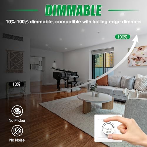 ALUSSO IP65 LED Downlights | 12W Dimmable 3CCT Recessed Spotlights | 6 Pack
