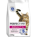 Perfect Fit Adult 1+ Dry Cat Food | Rich in Salmon | 3 x 2.8kg Bags