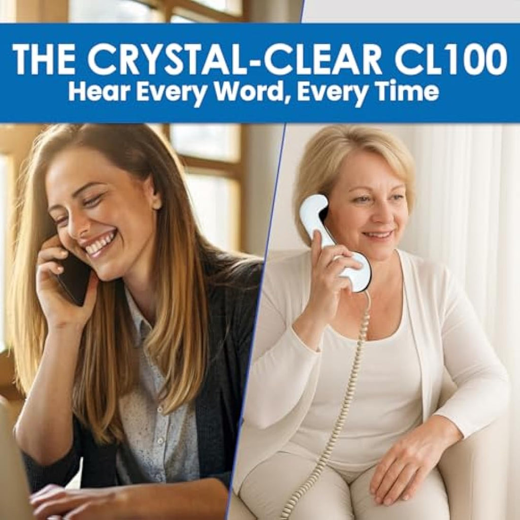 Geemarc CL100 Big Button Senior Phone – Amplified Hearing Aid Compatible