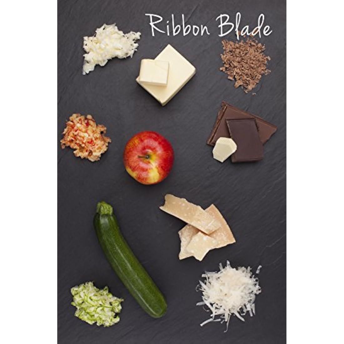 Microplane Gourmet Ribbon Grater – Stainless Steel & Black Kitchen Tool