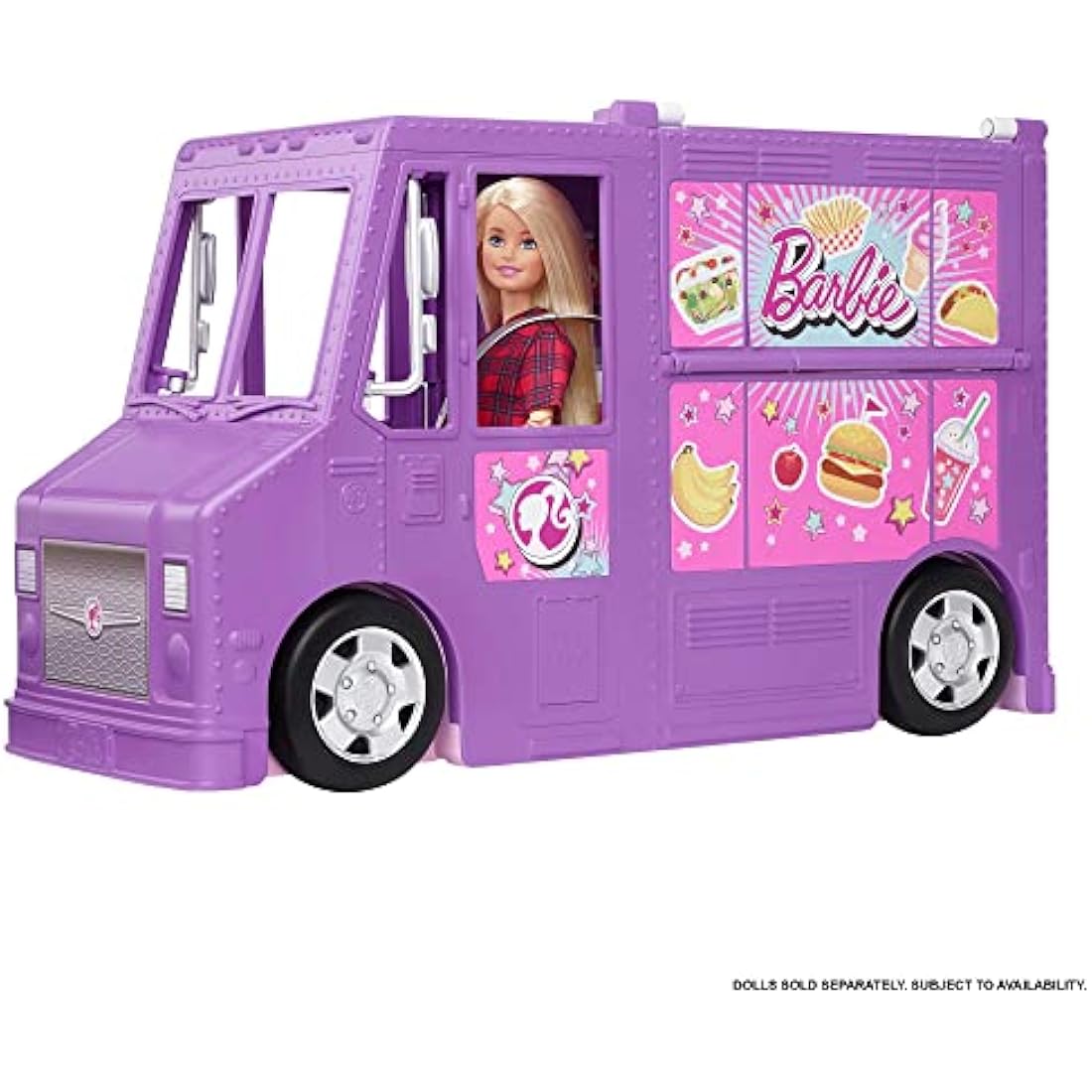Barbie Fresh 'n' Fun Food Truck Playset with 30+ Realistic Accessories