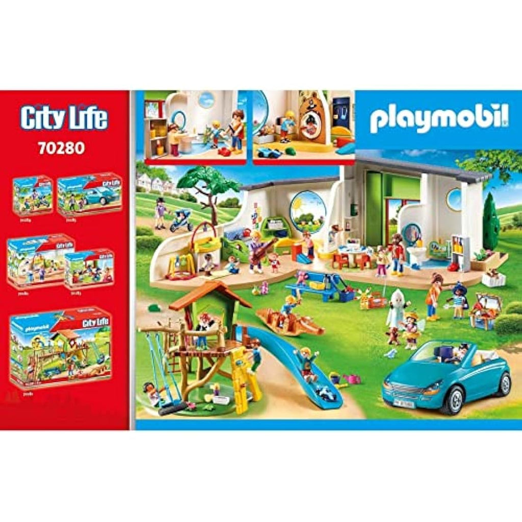 Playmobil 70280 City Life Rainbow Daycare Playset – Educational Toy