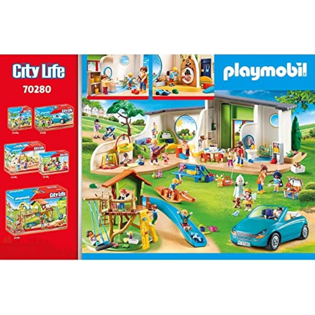 Playmobil 70280 City Life Rainbow Daycare Playset – Educational Toy